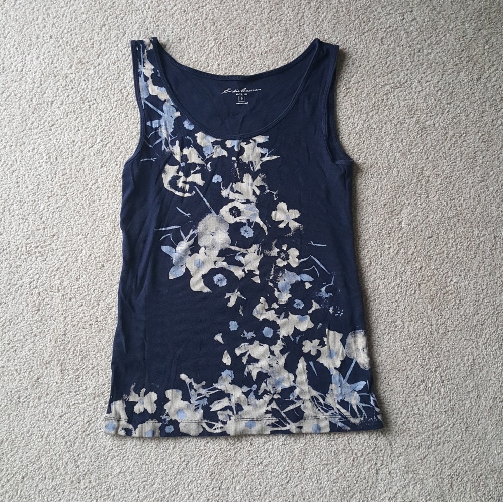 Eddie bauer ribbed knit tank top